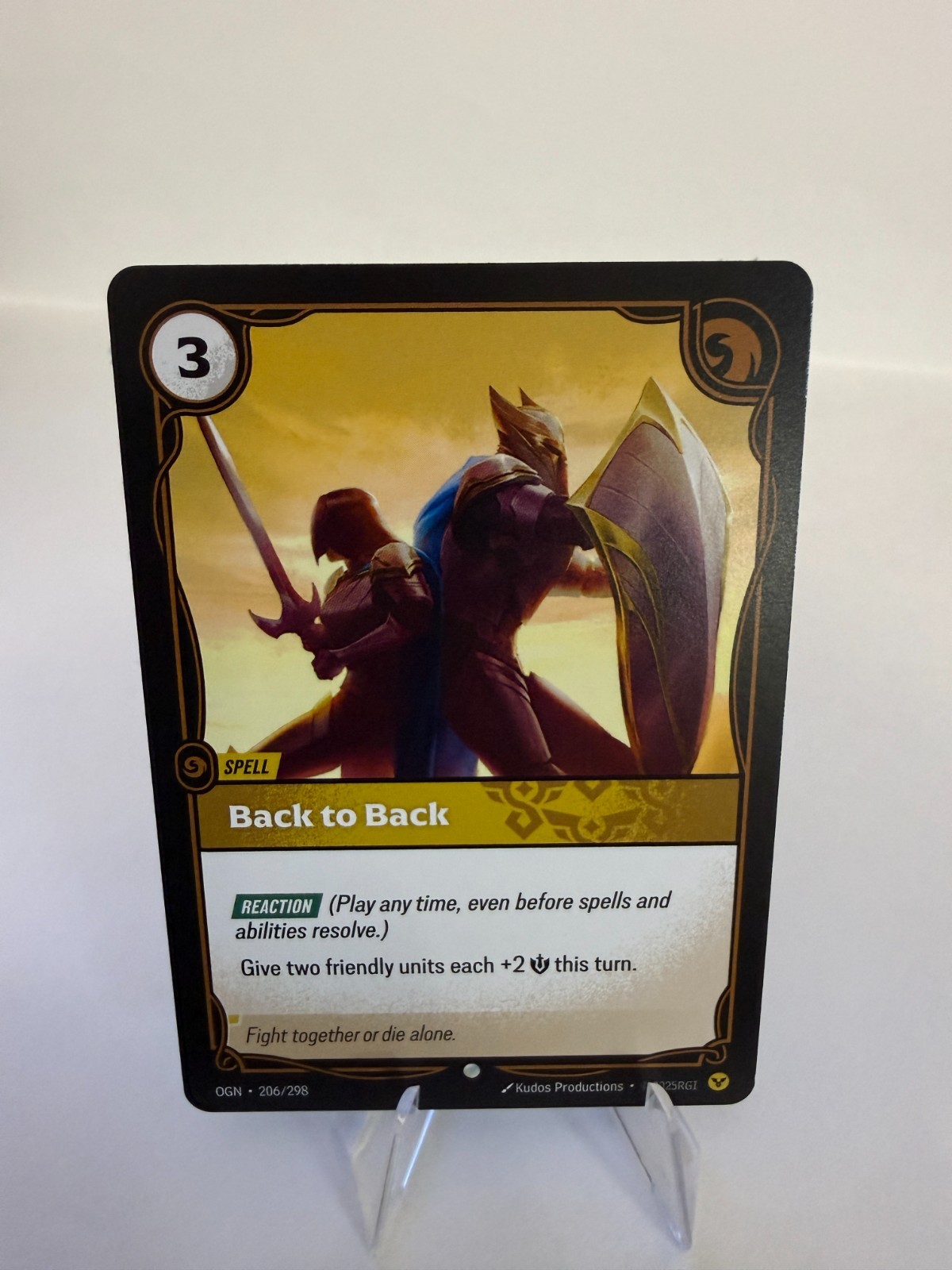 Back to Back 206/298 Origins Riftbound League of Legends NM