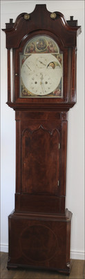 Seltene ausgefallene Mondphase HMS Victory Schaukelschiff Longcase Uhr