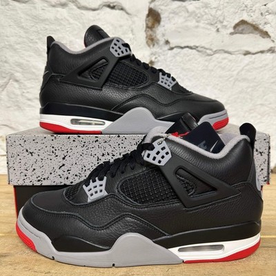 Air Jordan 4 Retro 'Bred Reimagined' Men's Size 10 BRAND NEW Sneakers FV5029-006