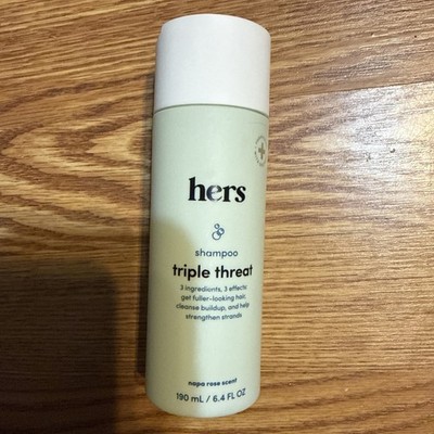 Hers Triple Threat Shampoo Thickening & Volumizing 6.4oz Napa Rose Free Shipping