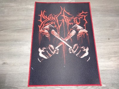 Dying Fetus Backpatch Patch Death Metal Suffocation Red border