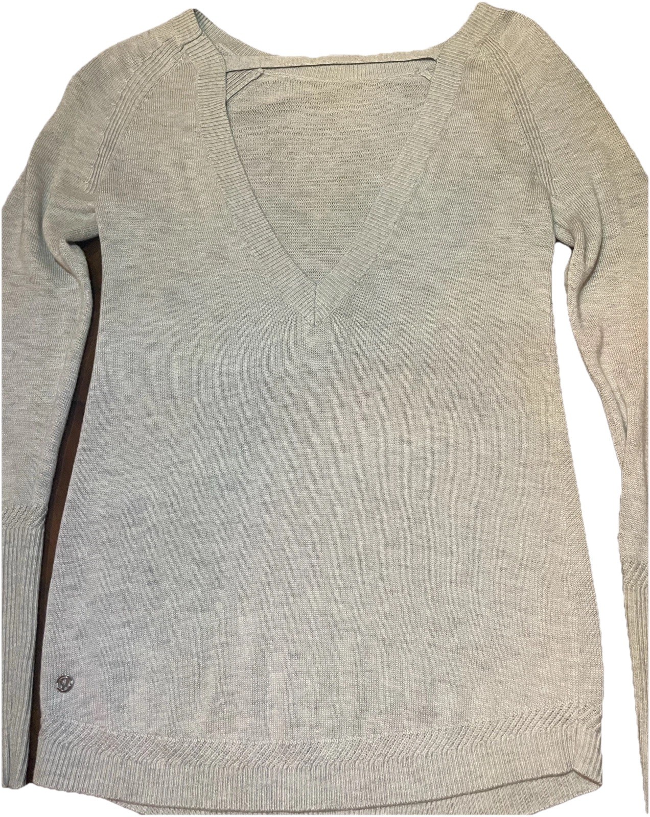 Lululemon Unity At Ease Pullover Sweater Grey Cas… - image 6