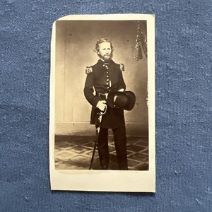 Civil War Soldier CDV of General Nathaniel Lyon by E . Anthony Broadway NY