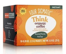 Four Sigmatic Instant Organic Coffee with Lion's Mane Think Mushroom Coffee