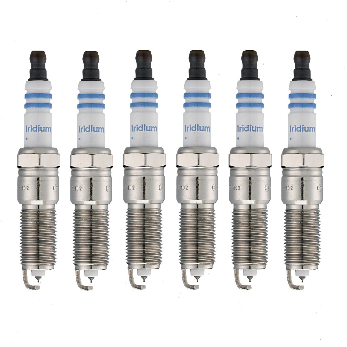 6 pc Bosch Double Iridium Spark Plugs for 2013-2015 Cadillac ATS 3.6L V6 mi