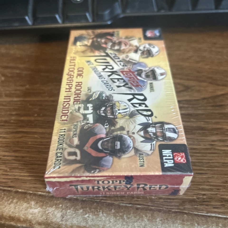 2013 Topps Turkey Red Football Sealed Box 1 Rookie Auto Per Box - Image 4 of 4