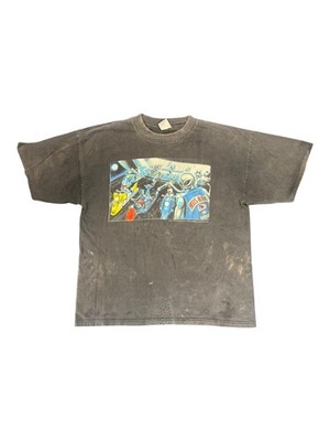 Vintage 90s Alien Workshop Skateboarding Graphic T-Shirt Sz XL Hells Aliens Y2k