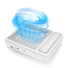 Nail Dust Collector, Professional Dust Collector Nail Tech with Reusable Filter