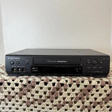 Mitsubishi HS-U448 VCR 4-Head Hi-Fi TurboDrive VHS Player. Tested. Works.