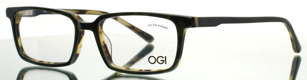 OGI Eyewear 7173/23 Marbled Green Grey Acetate Eyeglasses Frames 50-16-140 Japan NEW OGI 7173 Col. 2229 Blush Medley EYEGLASSES GLASSES 50-16  main image 2
