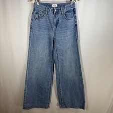 Pistola Jayden Wide Leg Palazzo Jean Sz 25 P00016156 Light Wash 100 Cotton