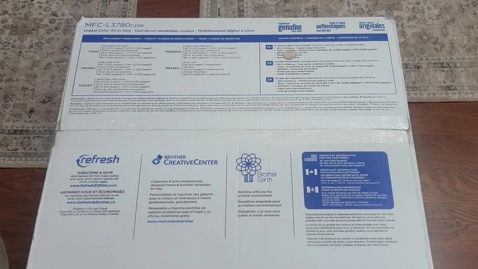 Brother - MFC-L3780CDW Wireless Digital Color All-in-One Printer - Image 3 of 4