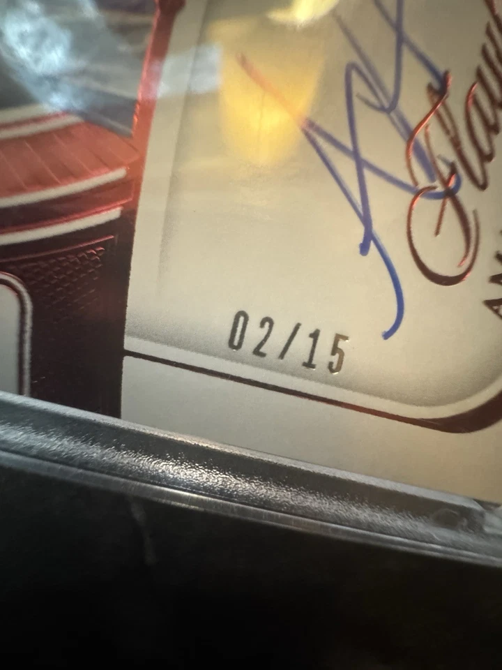 Amar’e Stoudemire FLAWLESS 传奇脚本 签名 /15 红宝石红色太阳 — 第 3/3 张图片