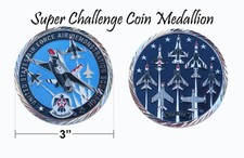 U.S.Air Force Thunderbirds 3" Mega Challenge Coin