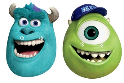 Mike Und Sulley Monster University 2 Packung Karte Spaß Gesicht Maske Toller für