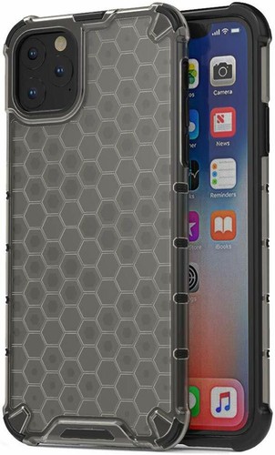 OzTEC Apple iPhone 11 Pro Max TOUGH Stylish Honeycomb Design Protective Case - Photo 4 sur 12