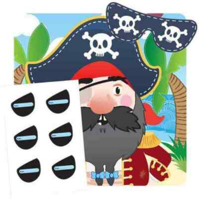 Party Games for Boys Pin the Patch on the Pirate Printable 