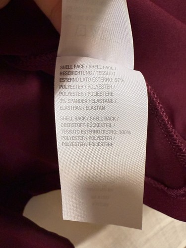Susan Graver Women LK Fusion Collar Blazer Sz XL Burgundy Red Stretch Jacket - Picture 5 of 6