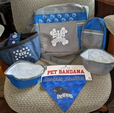 NEW/ Eastern Illinois University Pooch Pouch/ 7 Piece Set