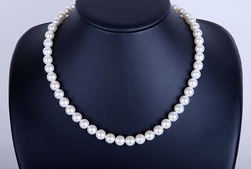 Collar de perlas japonesas Akoya IRIS-SPIRA 50 perlas 8,0-8,5 mm - Imagen 11 de 16