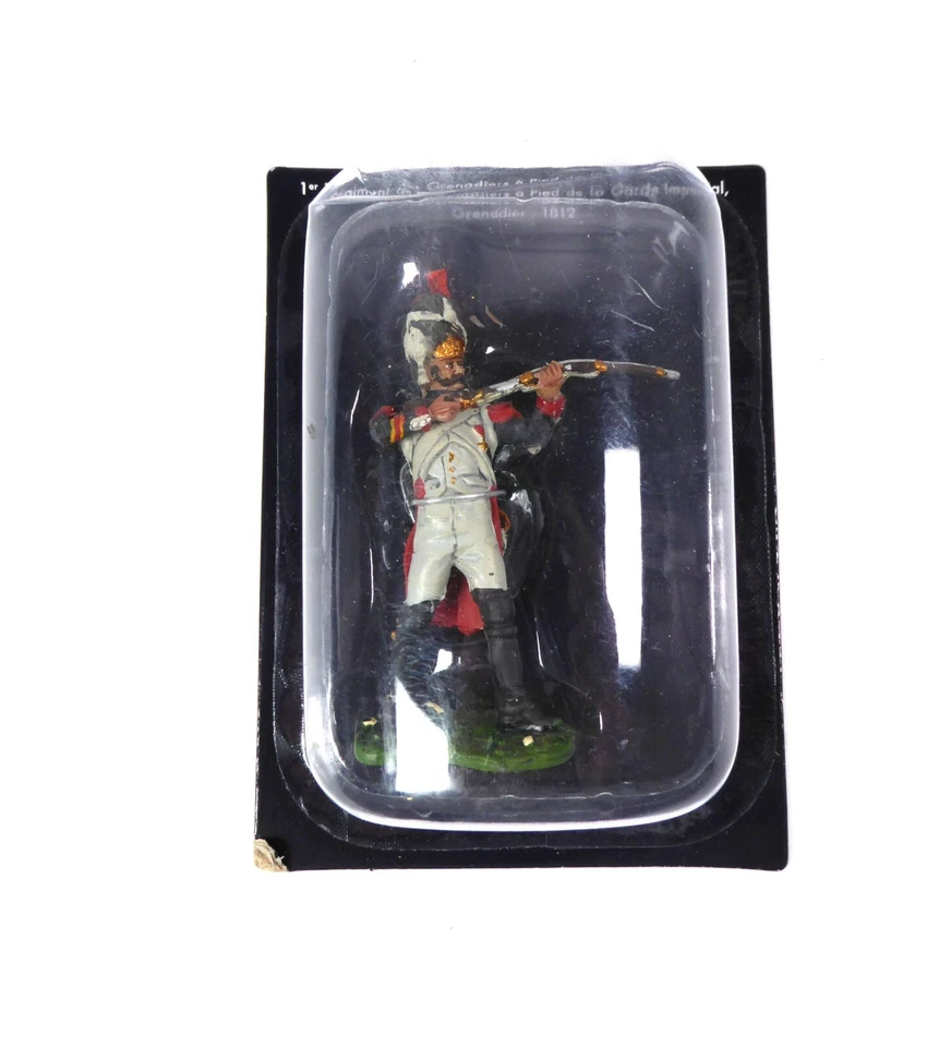 Lot de 2 Figurines Grenadiers à pied Soldats de Plomb 1er Empire 1/32 60mm N1B - Photo 4/4
