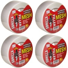 Gorilla Filler Jointing Tape Plasterboard Drywall Mesh Plasterers Scrim 50mm 50m