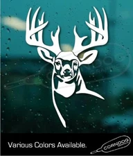 Trophy Buck STICKER VINYL DECAL OUTDOOR SPORTSMEN HUNTER HUNTING DEER WHITETAIL