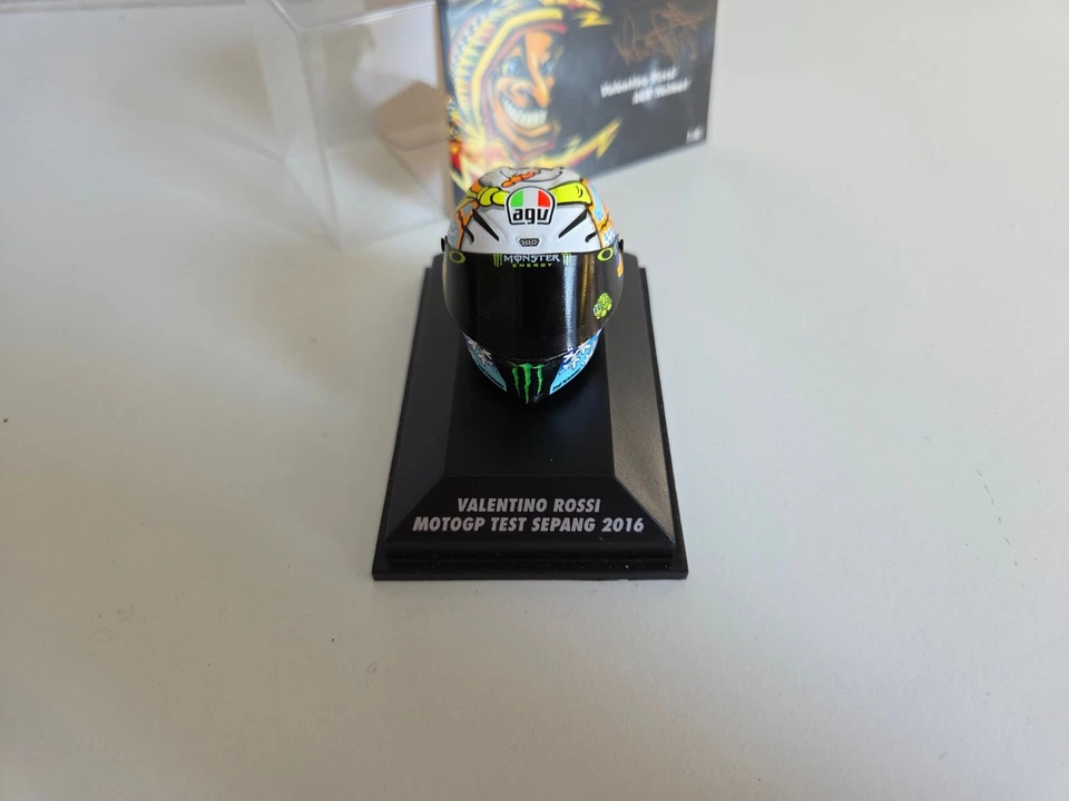 Casque Minichamps 1/8 - V. Rossi - 2016 Sepang MotoGp Test - 398160076 - Photo 2/4