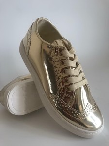 gold sneakers ladies