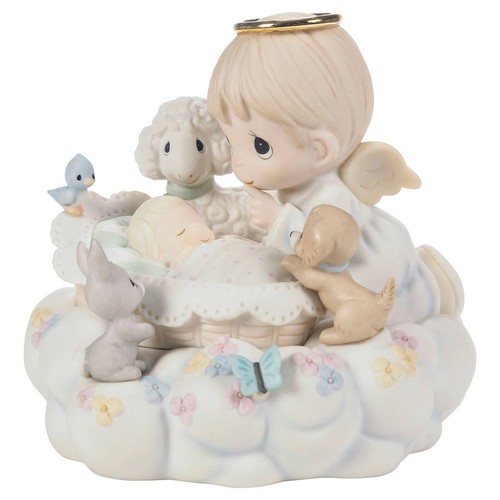 Precious Moments Baby in Heaven with Angel Bereavement 4.75in Figurine 242017 - Picture 2 of 8