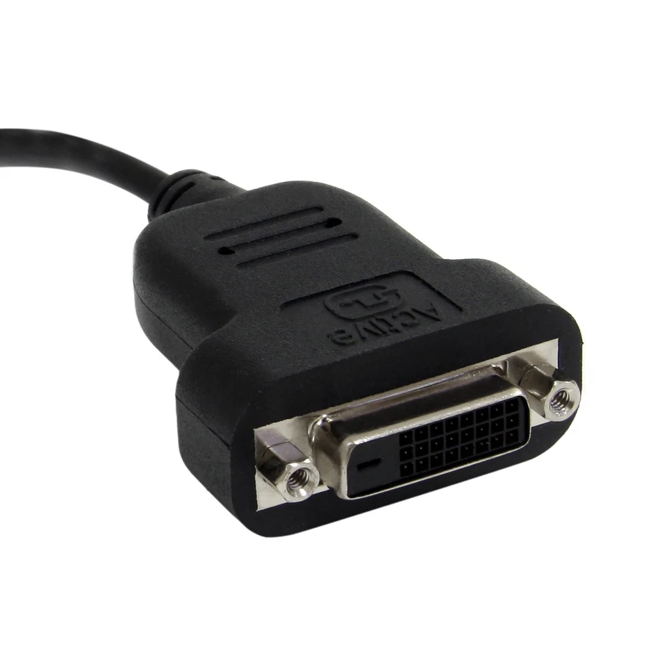 StarTech Black Mini DisplayPort to DVI Adapter Cable (Active Mini DP to DVI-D) - Image 2 of 3