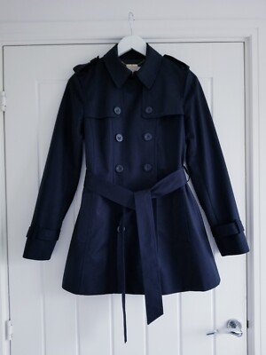 Sara Mac Trench Hobbs Sara Coat Hobbs Sara Short Trench Coat Navy