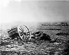 New 8x10 Civil War Photo: Shelled Caisson & Mule after Battle of Gettysburg