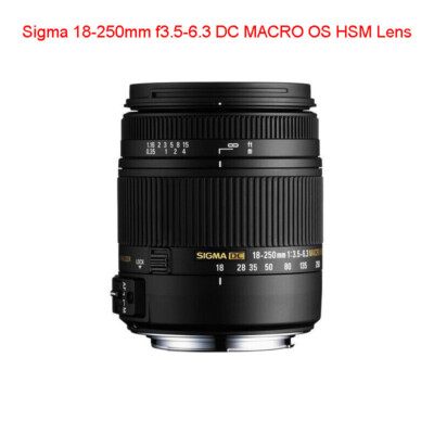 Sigma 18-250mm f/3.5-6.3 DC Macro OS HSM APS-C Lens For Nikon F-Mount