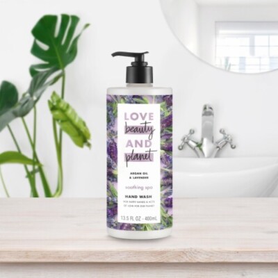 Love Beauty and Planet Soothing Spa Argan Oil and Lavender Hand Wash 13.5oz