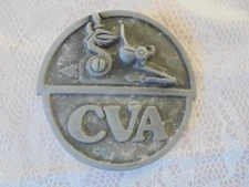 VTG1978 Connecticut Valley Arms Inc Mountain Rifle Pewter Finish Belt Buckle CVA