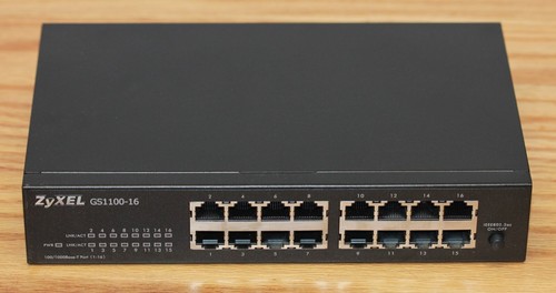 ZyXEL GS1100-16 16 Port Unmanaged Gigabit Switch