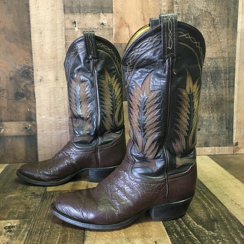 Tony Lama De Colección Avestruz botas de vaquero para hombre 7.5 D | eBay