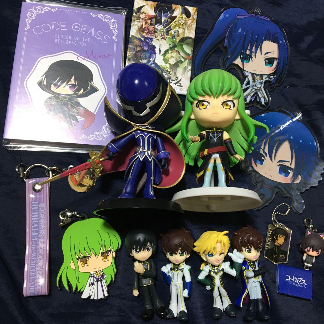 Code Geass Goods Lot of set Lelouch Zero Suzaku C.C. Gino