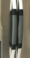 Refrigerator Oven Door Padded Appliance Handle Covers Charcoal Black Set of 2