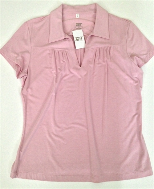 Women's Light Dusty Pink Golf Shirt Medium eBay