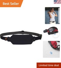 Expandable No Bounce Diabetic Belt with Reinforced Pocket for Active Lifestyles
