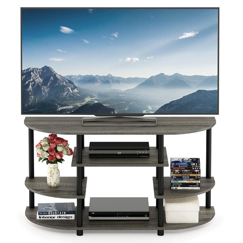 Corner TV Stand w/Storage Shelves Entertainment Center for Living Room Bedroom