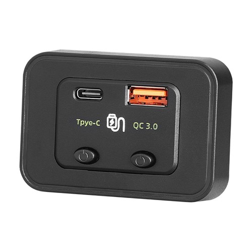 RV USB Outlet PD3.0 Type C + QC3.0 USB A Port 48W Easy Installation Fast Charge - Zdjęcie 4 z 7