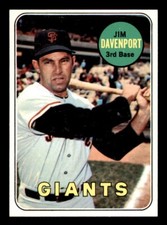 1969 Topps Baseball #102 Jim Davenport NM/MT *e1