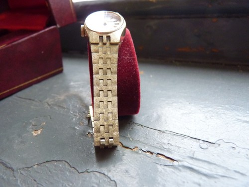 VINTAGE GOLD PLATED SEIKO LADIES WATCH & ORIGINAL BOX & LINKS & SECURITY CHAIN - Picture 7 of 12