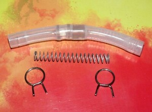 Ersatz Kaffeemaschine Wasser Schlauch Ø 9 mm x L 11 cm Rücklaufventil LA8