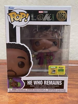 Funko Pop! SDCC 2022 Loki He Who Remains 1062 Official Comic Con Sticker