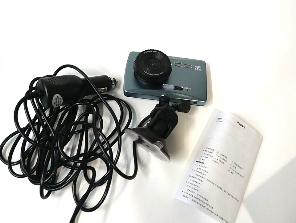 SuperHD 1296P Dual Lens Vehicle BlackBOX DVR Needs TF 32GB Memory Card Box wear - Image 2 of 4