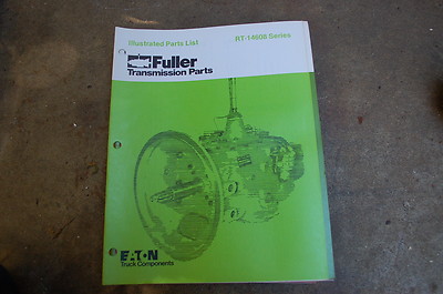EATON FULLER RT-14608 Series Transmission Parts Manual book catalog spare truck